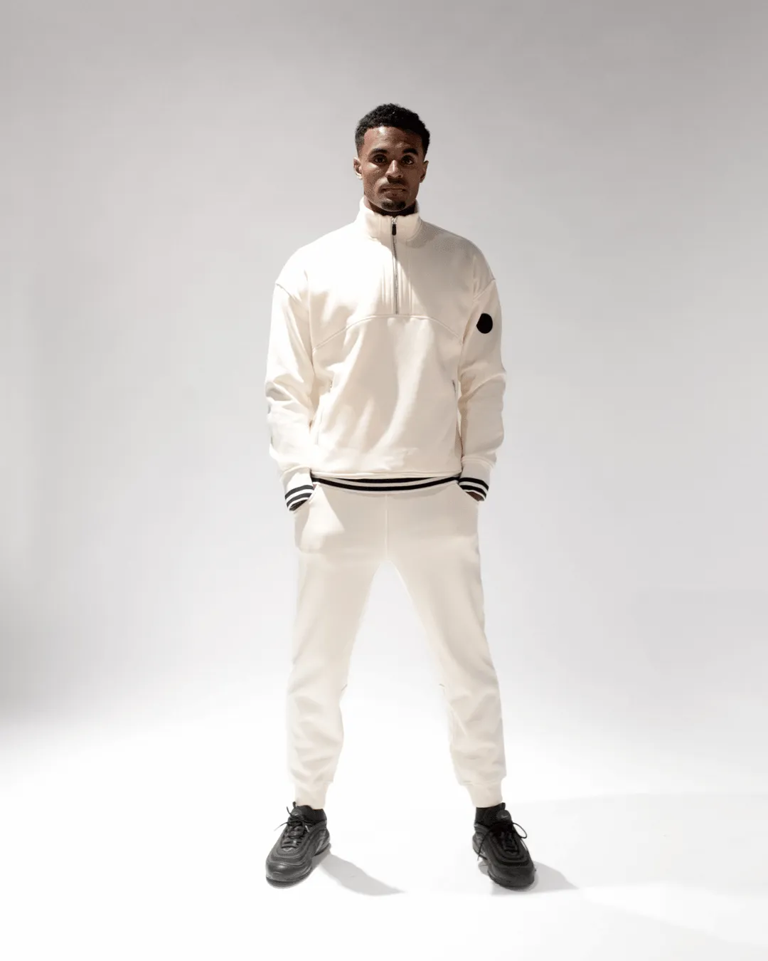 Gusseted Crotch [ULTRALUX] Offline Joggers - Ivory