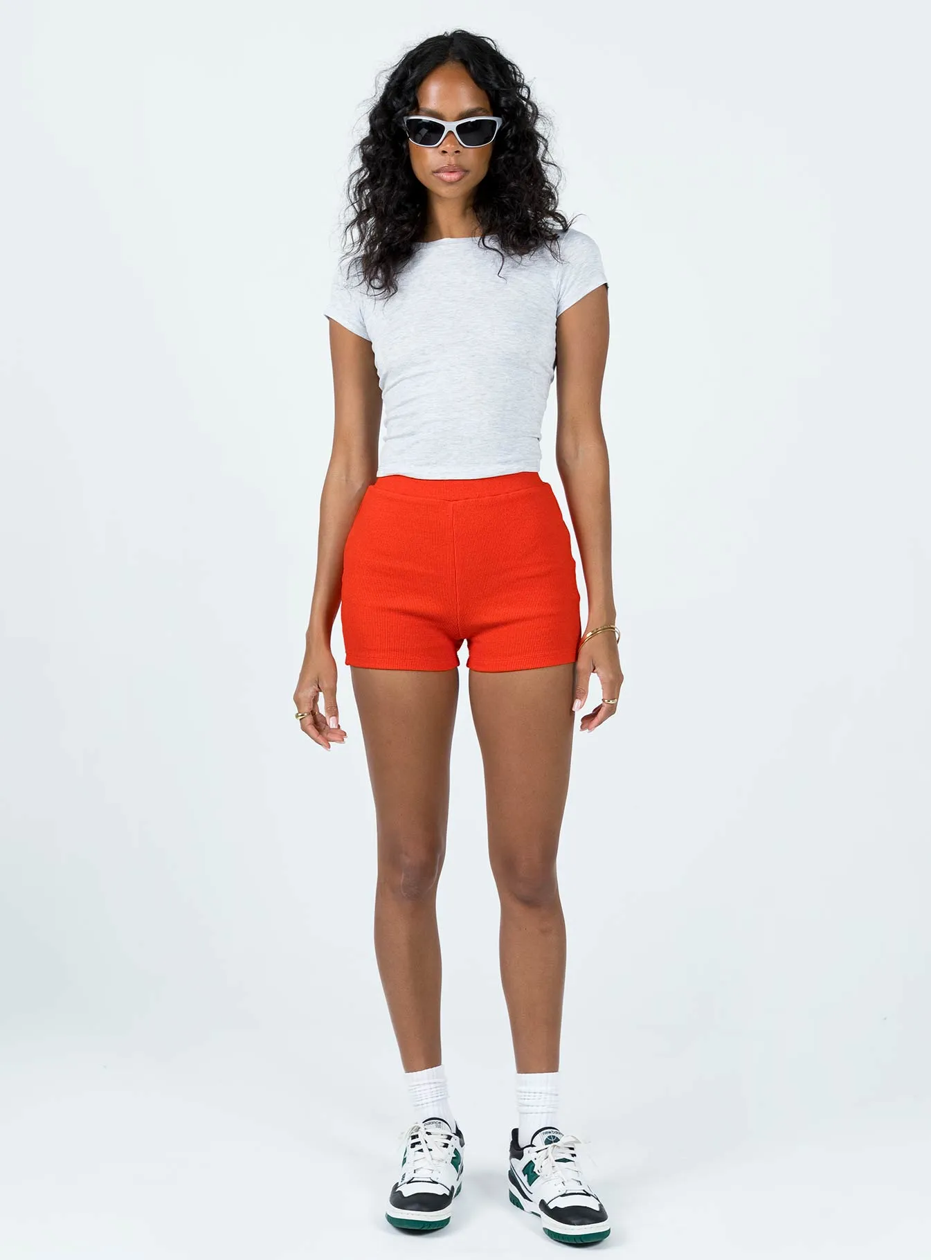 Bailey Bike Short Red Sharp Edge TaglessDesign