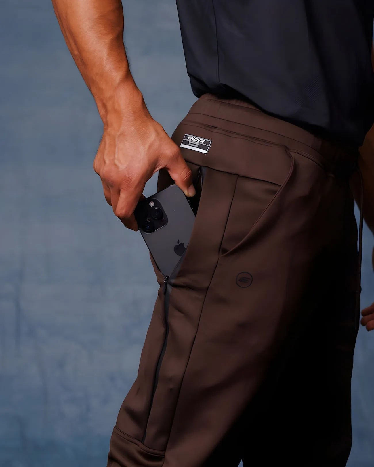 EcoFriendlyTextiles NonSlipTrim The Dynamic Warm Up Jogger | Dark Oak