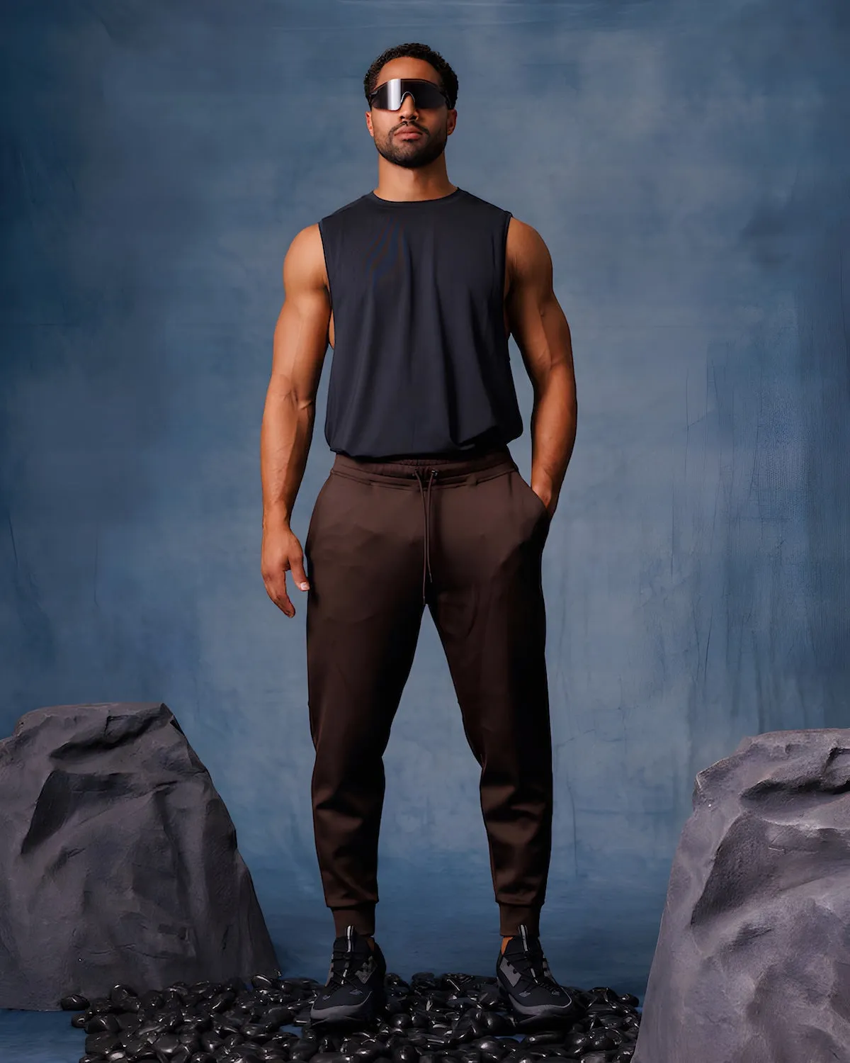The Dynamic Warm Up Jogger | Dark Oak Surf Mood DoubleLayered Structure