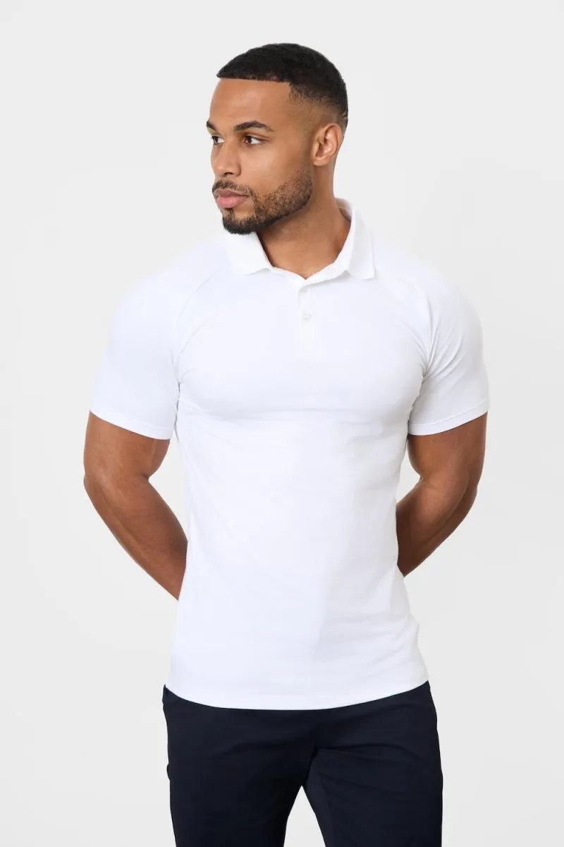 slim fit Athletic Fit Polo Shirt in White