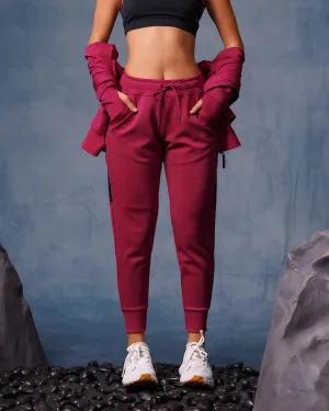 Train Mid-Rise Jogger | Wild Orchid Tight Net EcoFriendly Textiles