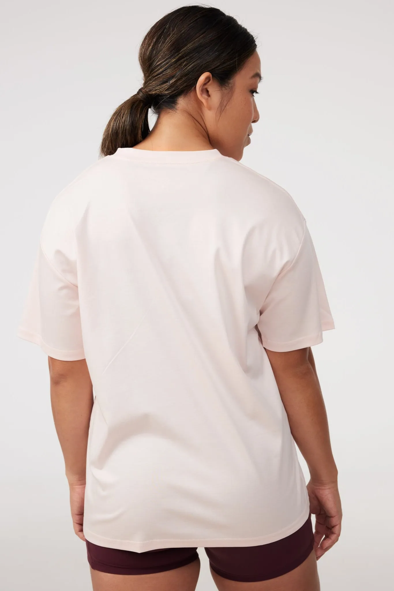 Oversized Tee in Soft Serve Multi Panel Design