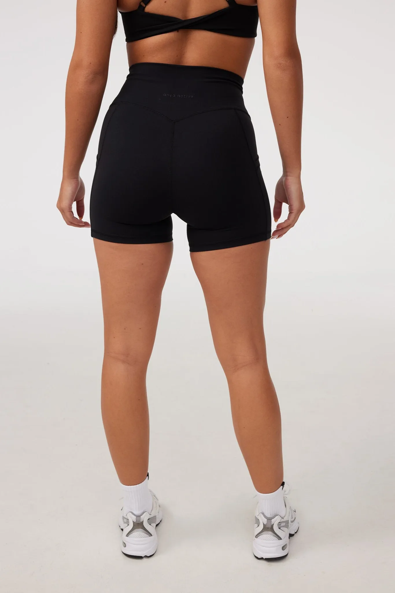 [BACKORDER] Pocket Shorts (Mini 4") in Black Sesame corduroy shorts present for her