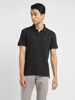 Men's Solid Slim Fit Polo T-shirt Breathable Shirt