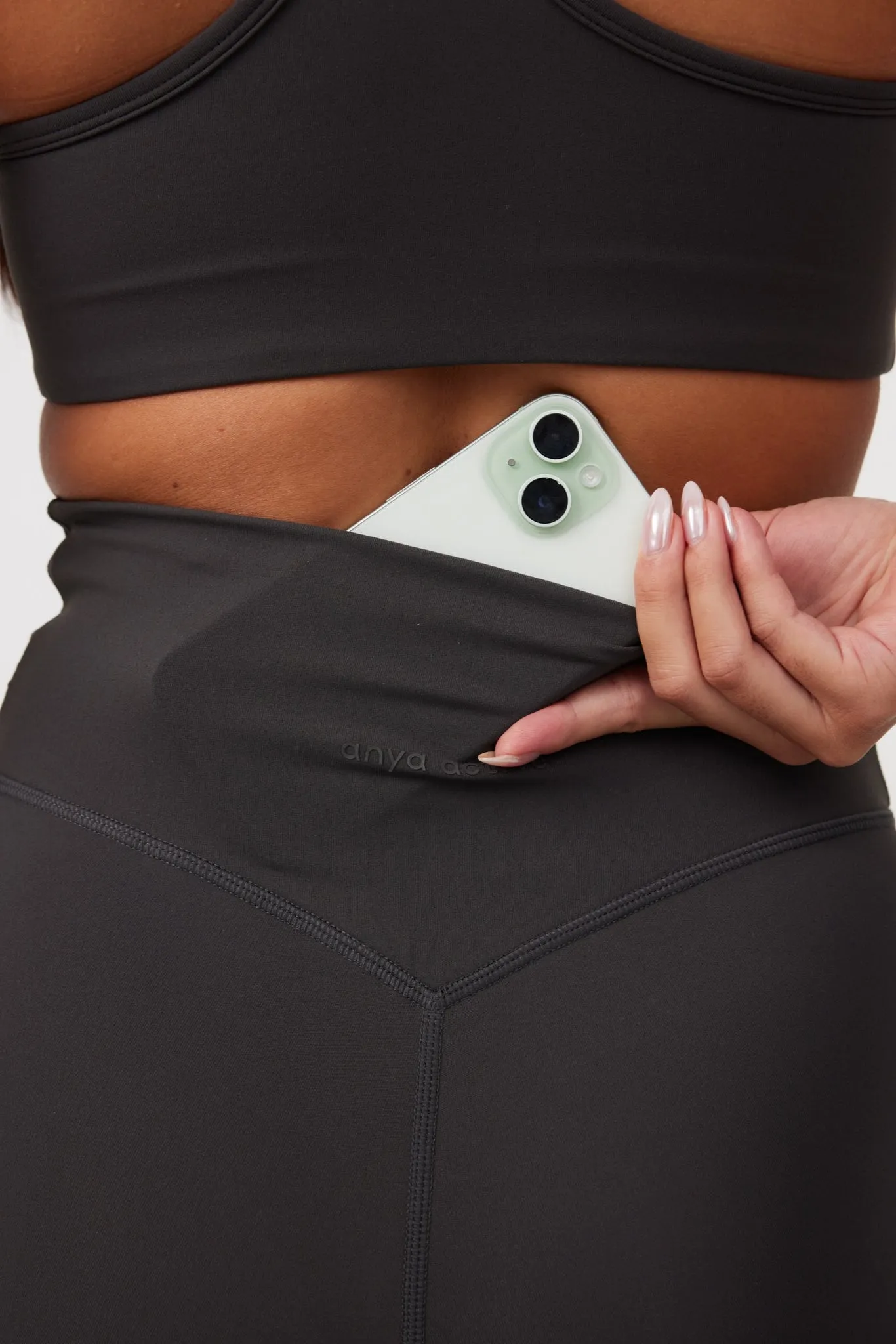 Outdoor Lover Mesh Panel V Leggings (Full 24") in Moon