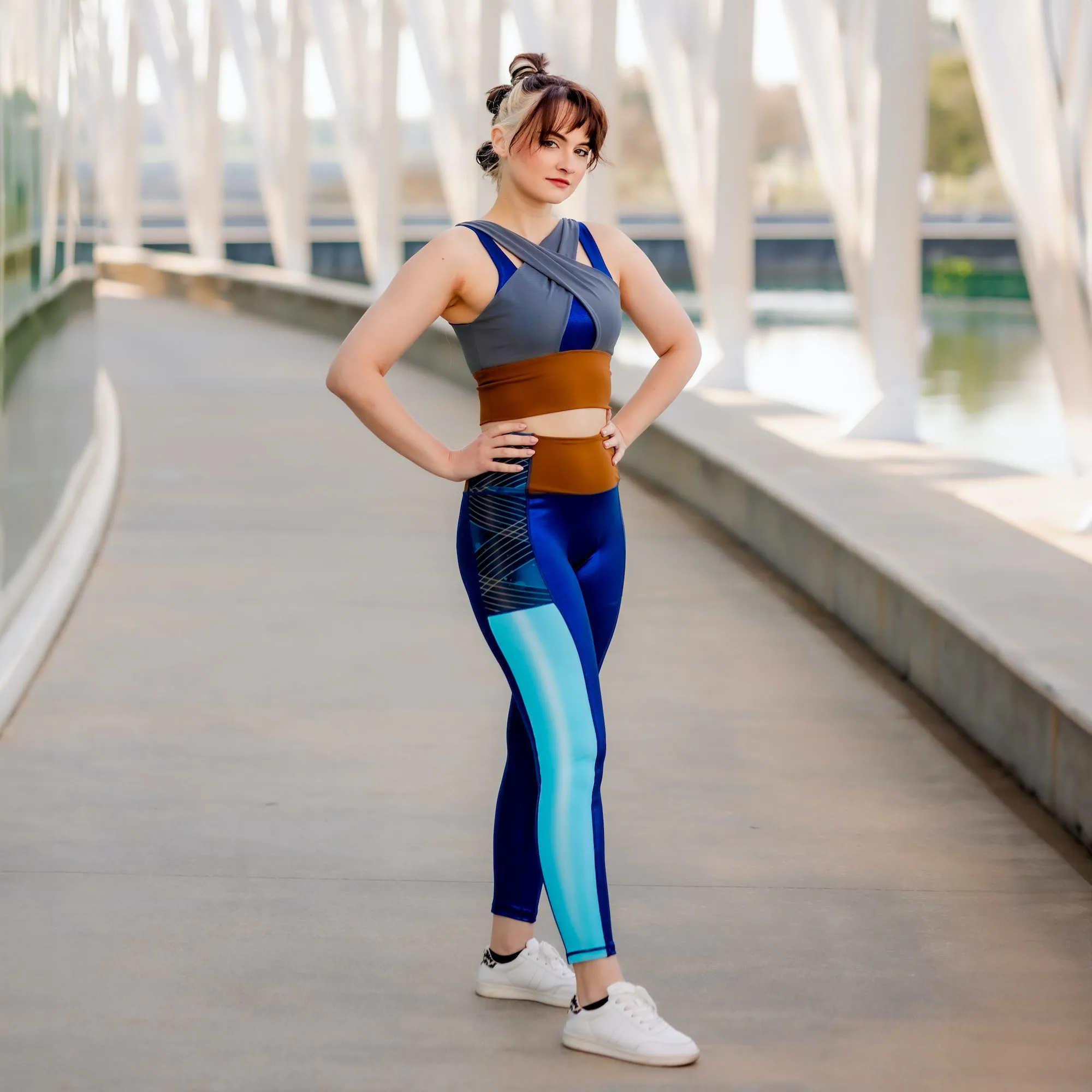 Force Fighter Leggings Plus Size Compression Support Total Ease