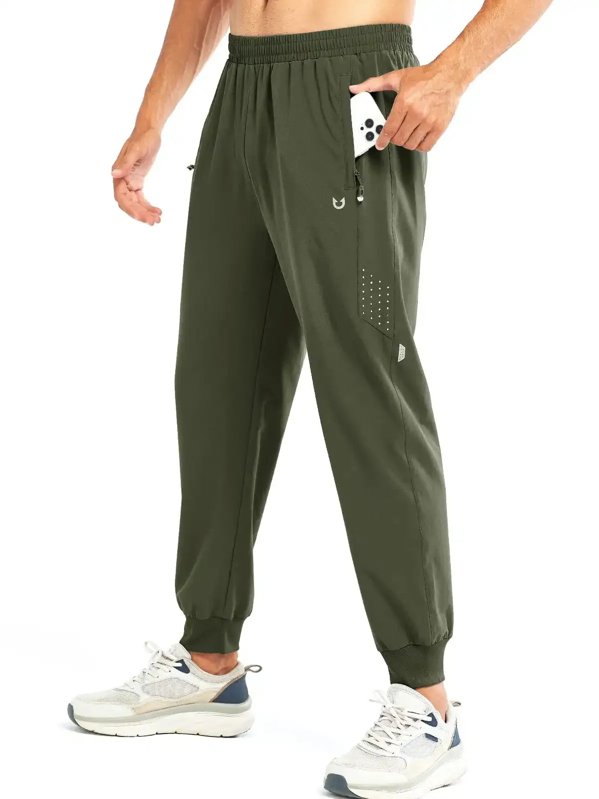 Men's Lightweight Athletic Joggers Gym Workout Sport Pants for Running Clean Cut Perfectly Fit