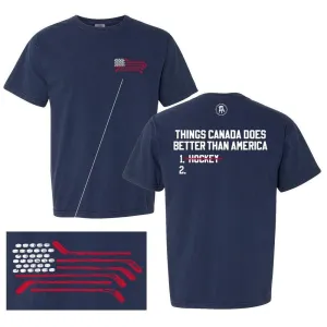 US Hockey Tee Breathable Material