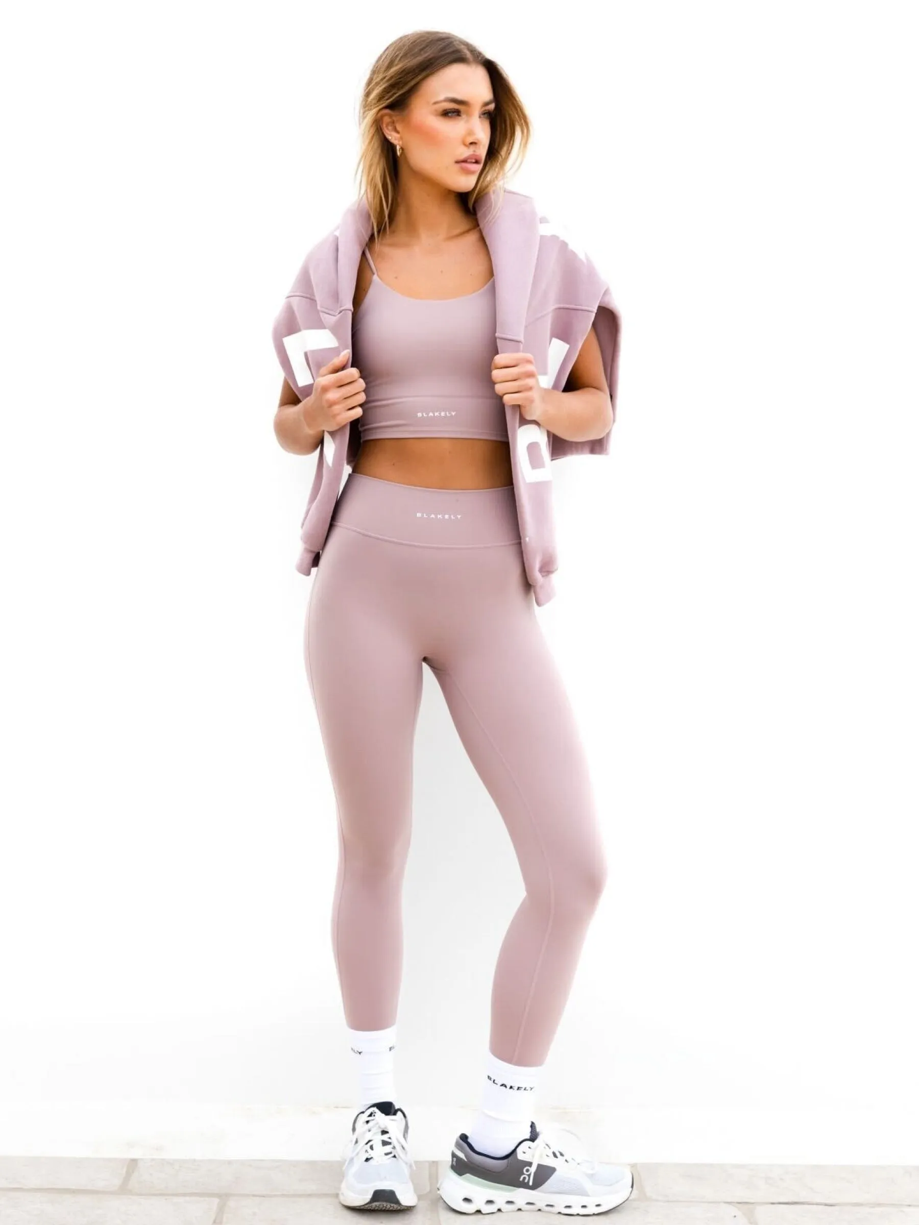 cyclists Minimalist Design Ultimate Sculpt Bra - Dusty Pink