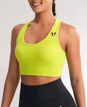 Workout Seamless Fitness Bra - Yellow