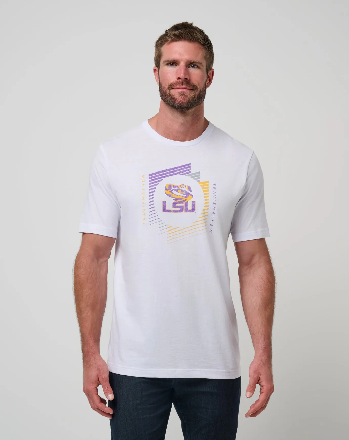 Anti Pilling Surface Comfortable Piece LSU Underdogs Tee