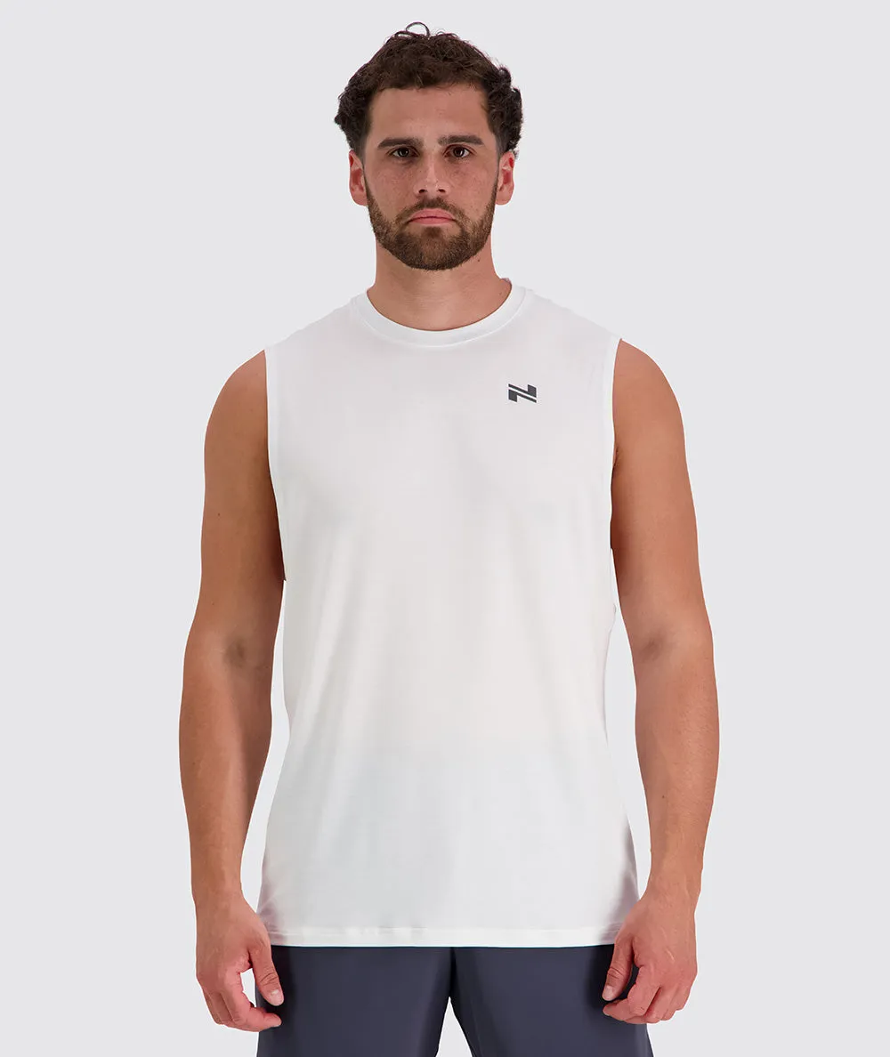 Men's Muscle Tank Reflective Safety Accents
