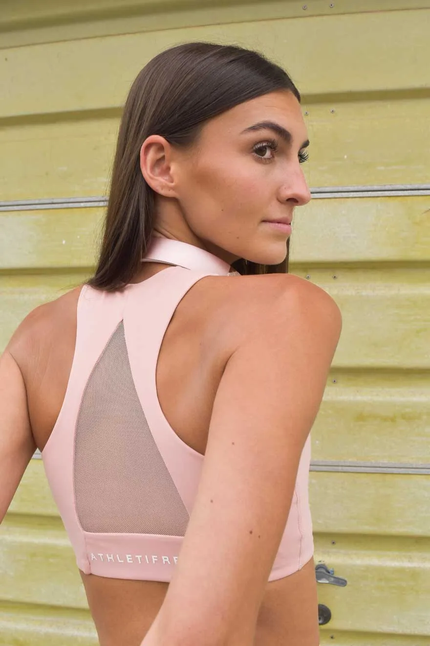 ventilation channels Joint Support [CORE] Racerback Sportsbra - Rose
