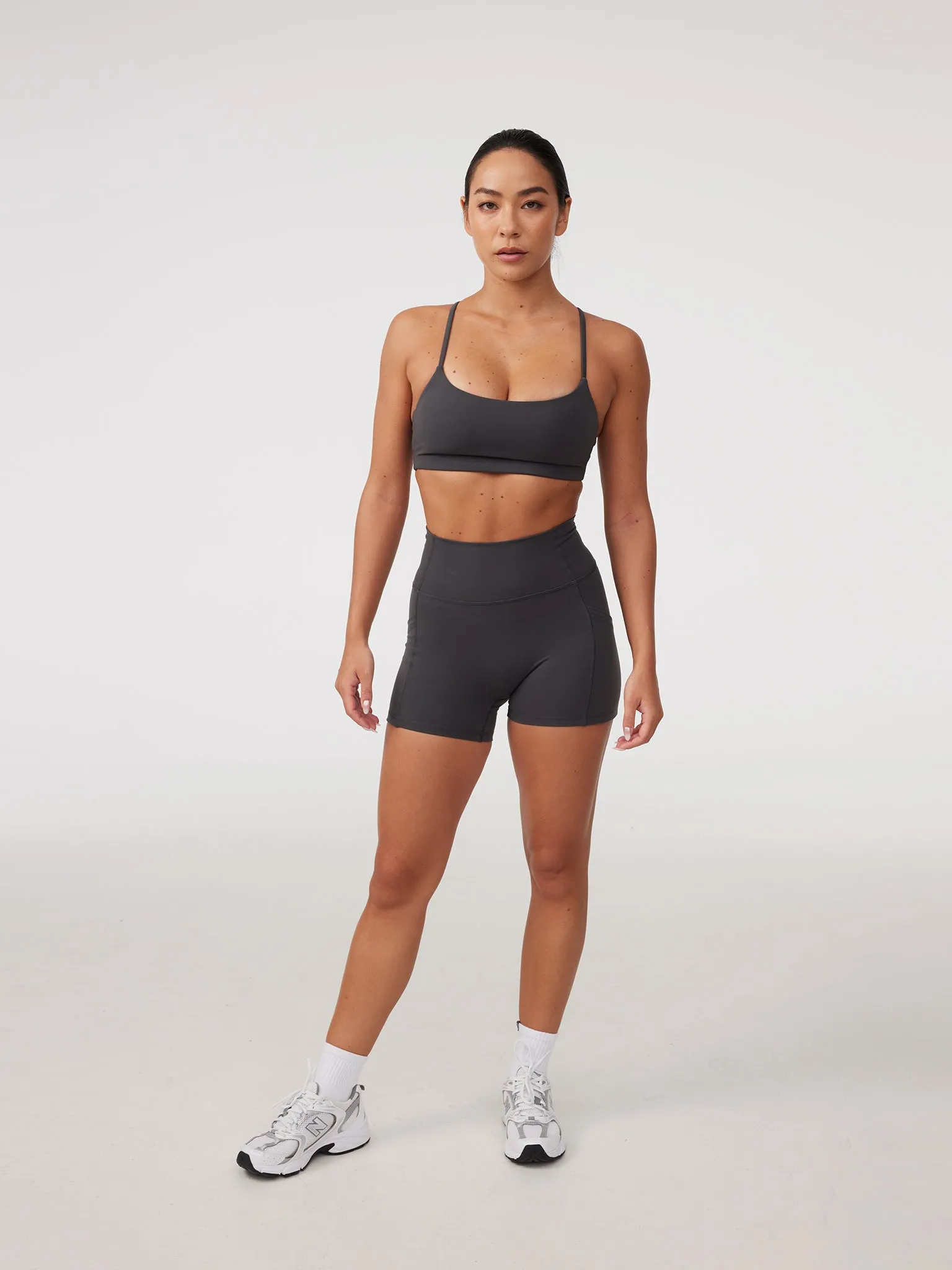 Adaptive Compression Soft Microfiber Wispy Bra in Stepper