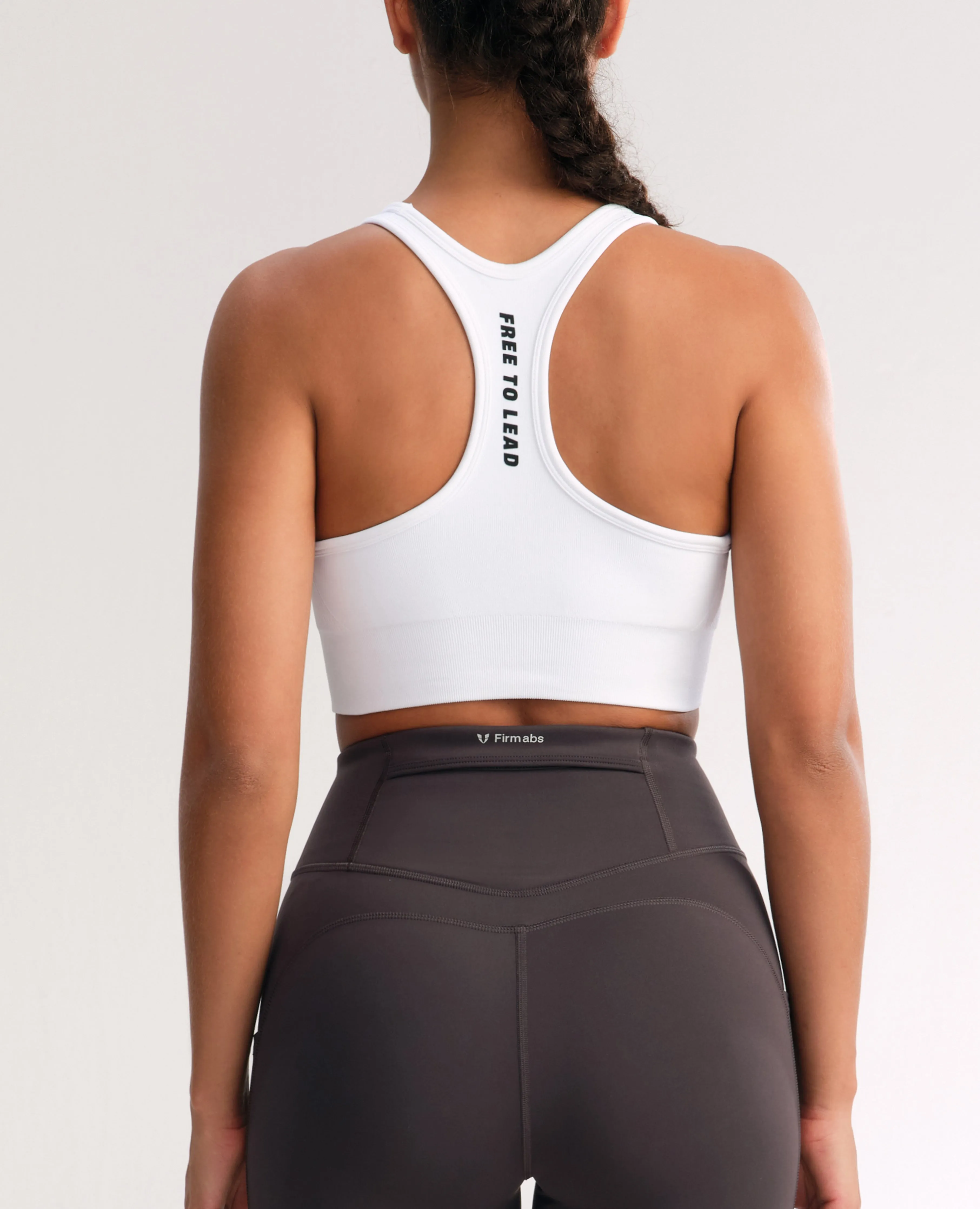 Gym-goers Seamless Fitness Bra - White