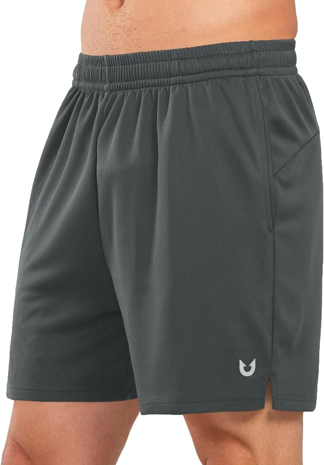 Men's 5-inch Tennis Mesh Shorts with Pockets Quick Dry for Gym Running Low Profile Closure System Snowboarding Gear