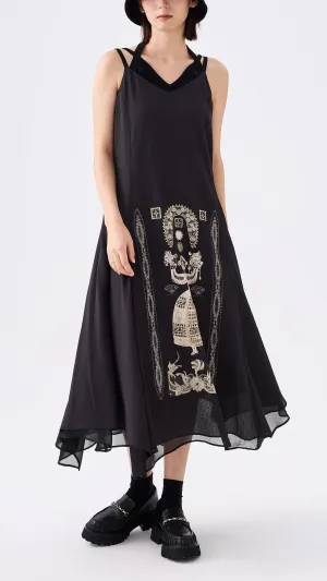 Comfort waistband Pattern Dress
