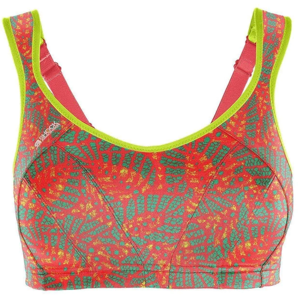 Shock Absorber Active Multi Womens Sports Bra - Multi Turtleneck seams Seamless Support