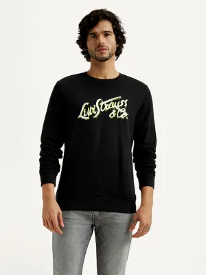 Alpaca like Road Trip Men's Printed Round Neck Sweatshirt