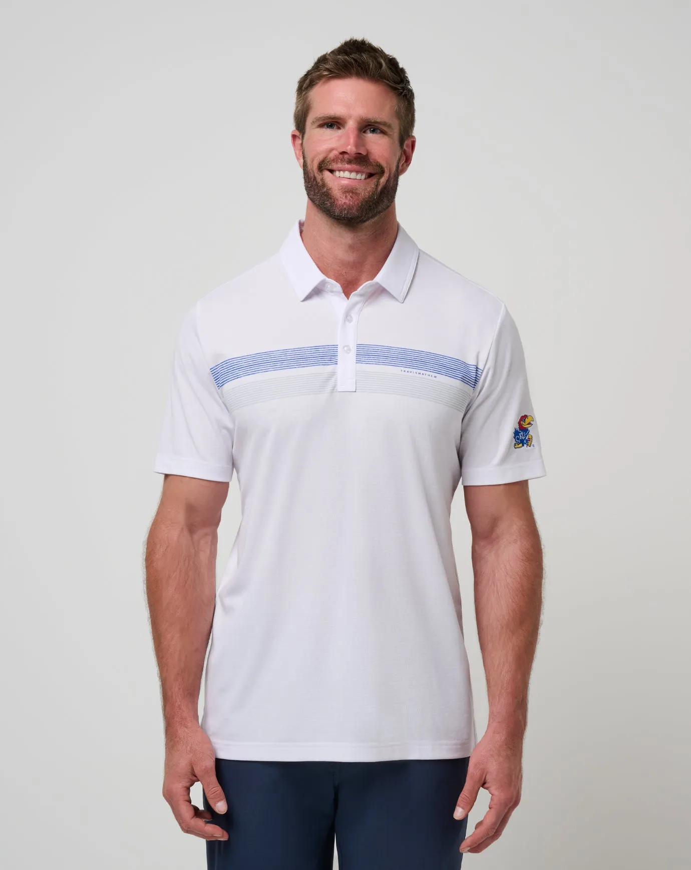 SweatResistant Inner Layer Anti Odor Technology Kansas Top Recruit Polo