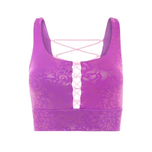 Adaptive Stretch Fabric Anti-pilling Golden Dreamer Princess Sports Bra