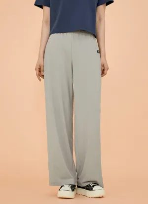 Flexible Waistband Medium Feather Cooling Wide Pants