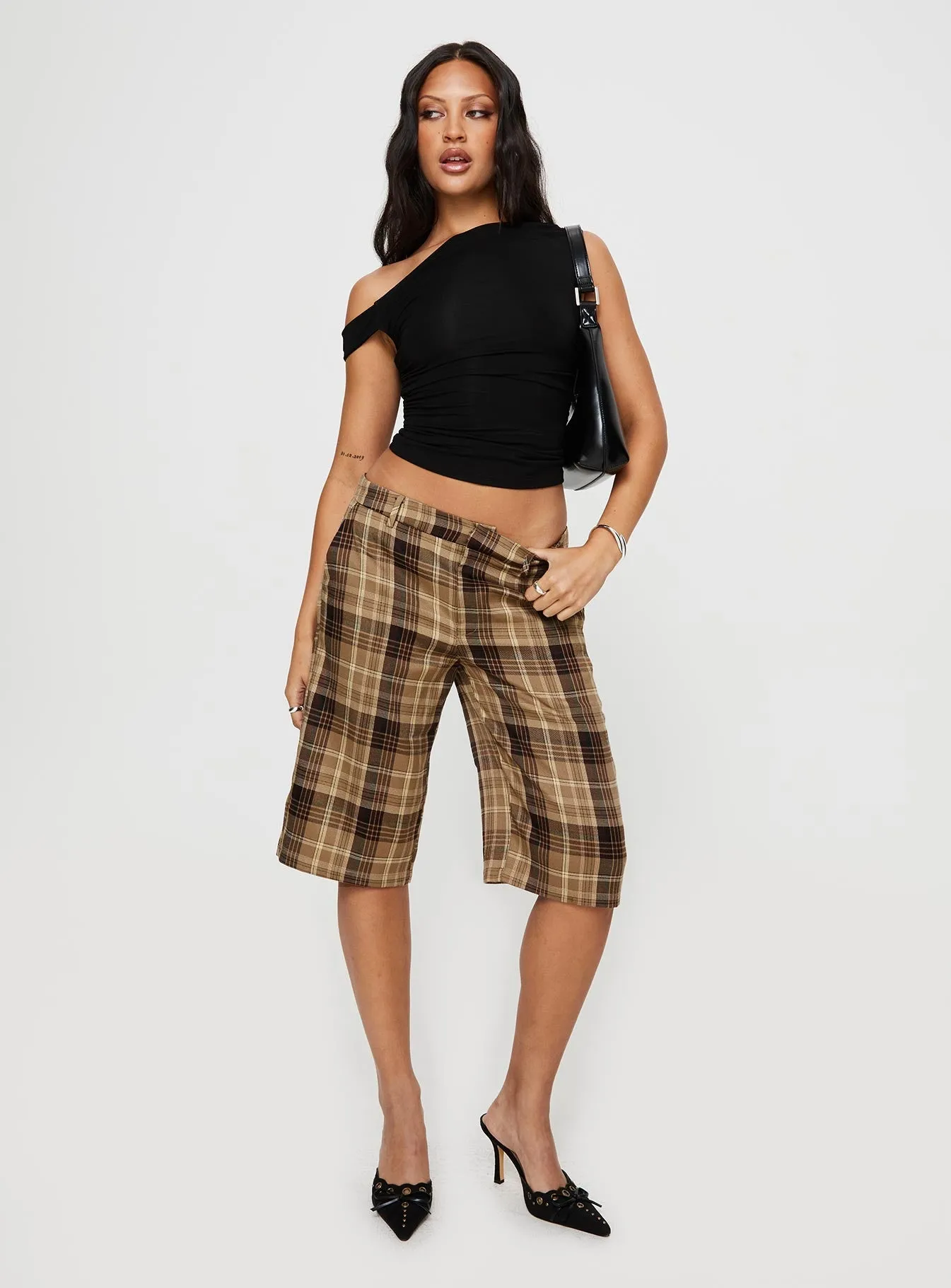 Formal Tone Kurt Culottes Chocolate Check
