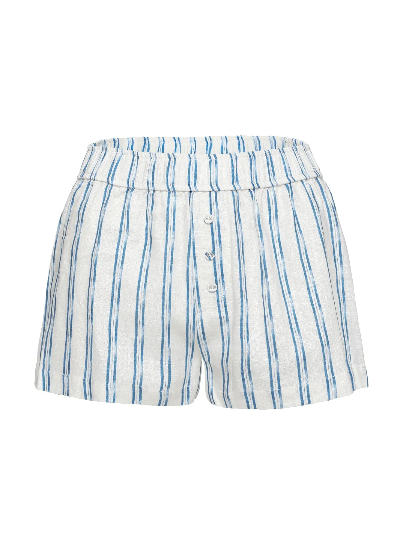 Urban Flow Tucked In Lounge Short Blue Stripe
