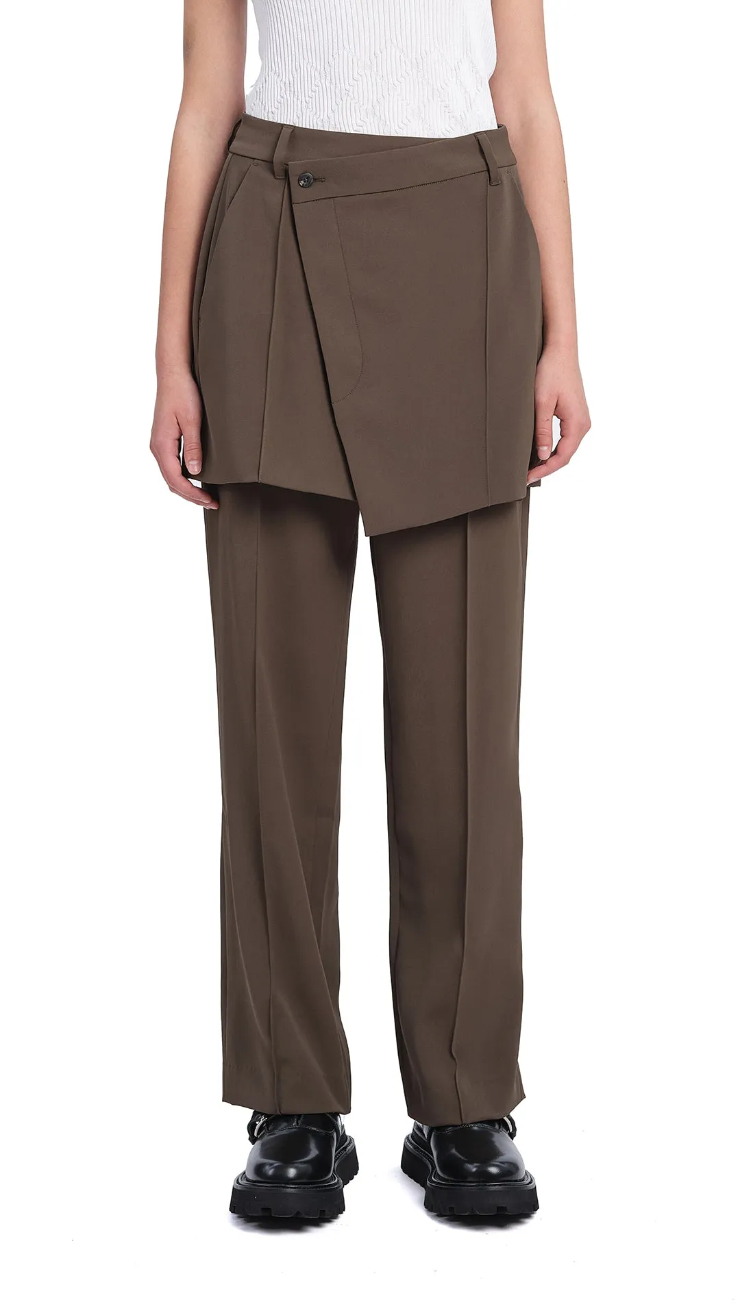 StainlessZippers 2 in 1 Straight-Fit Pants