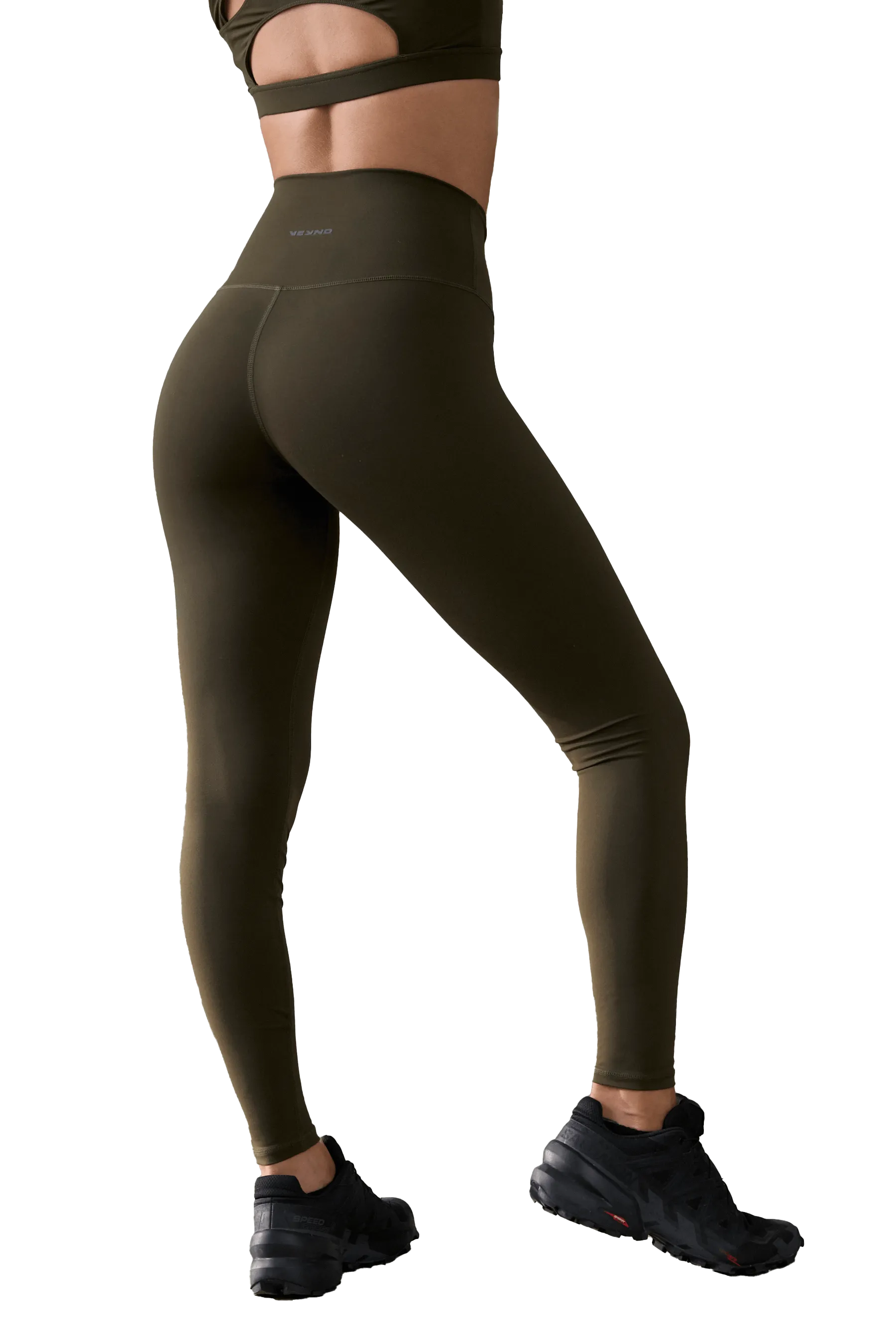 LEGGINGS - Khaki Mountain Hike Trend Seeker