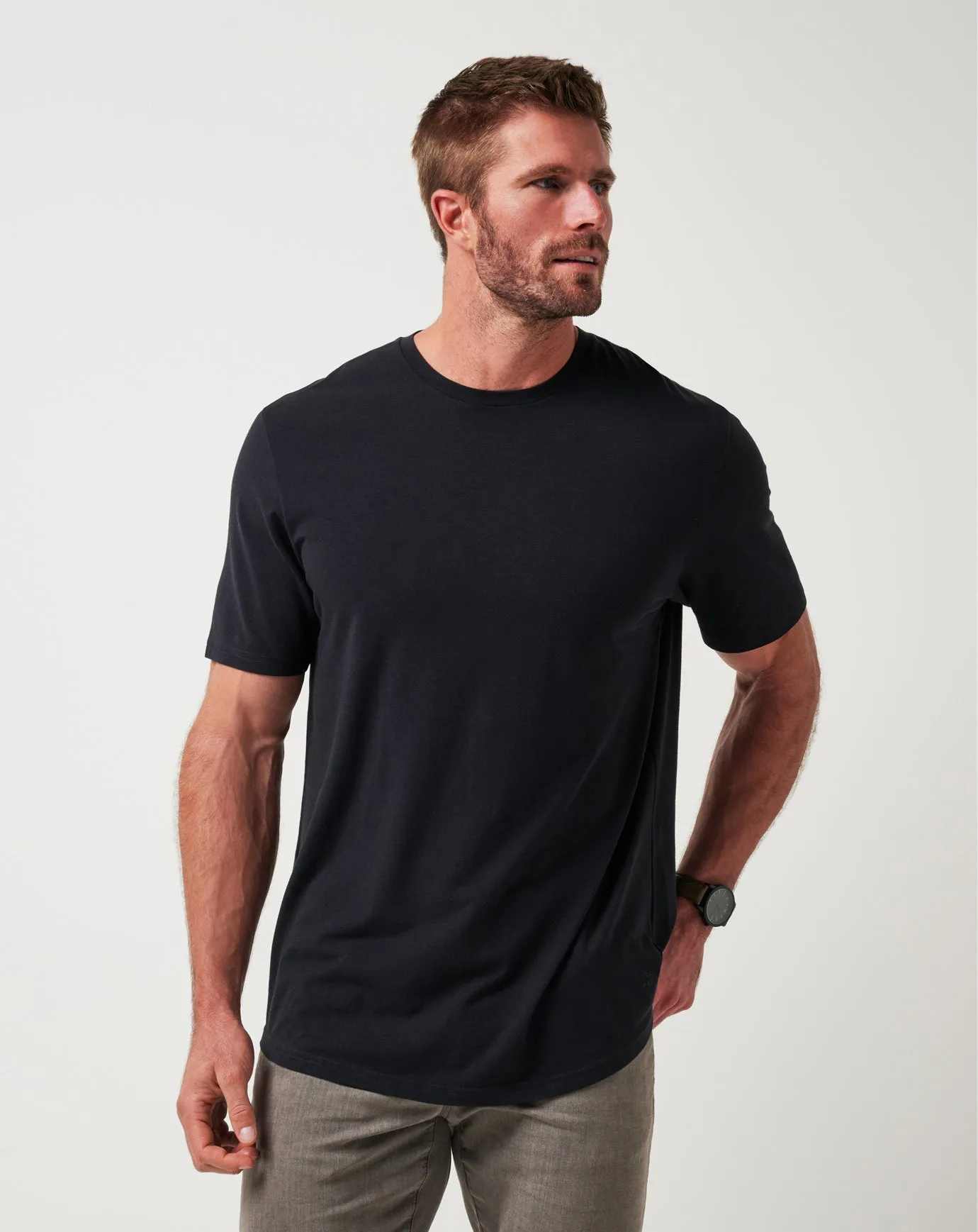 Cloud Crew Tee Layered Shoulder Design Luxurious