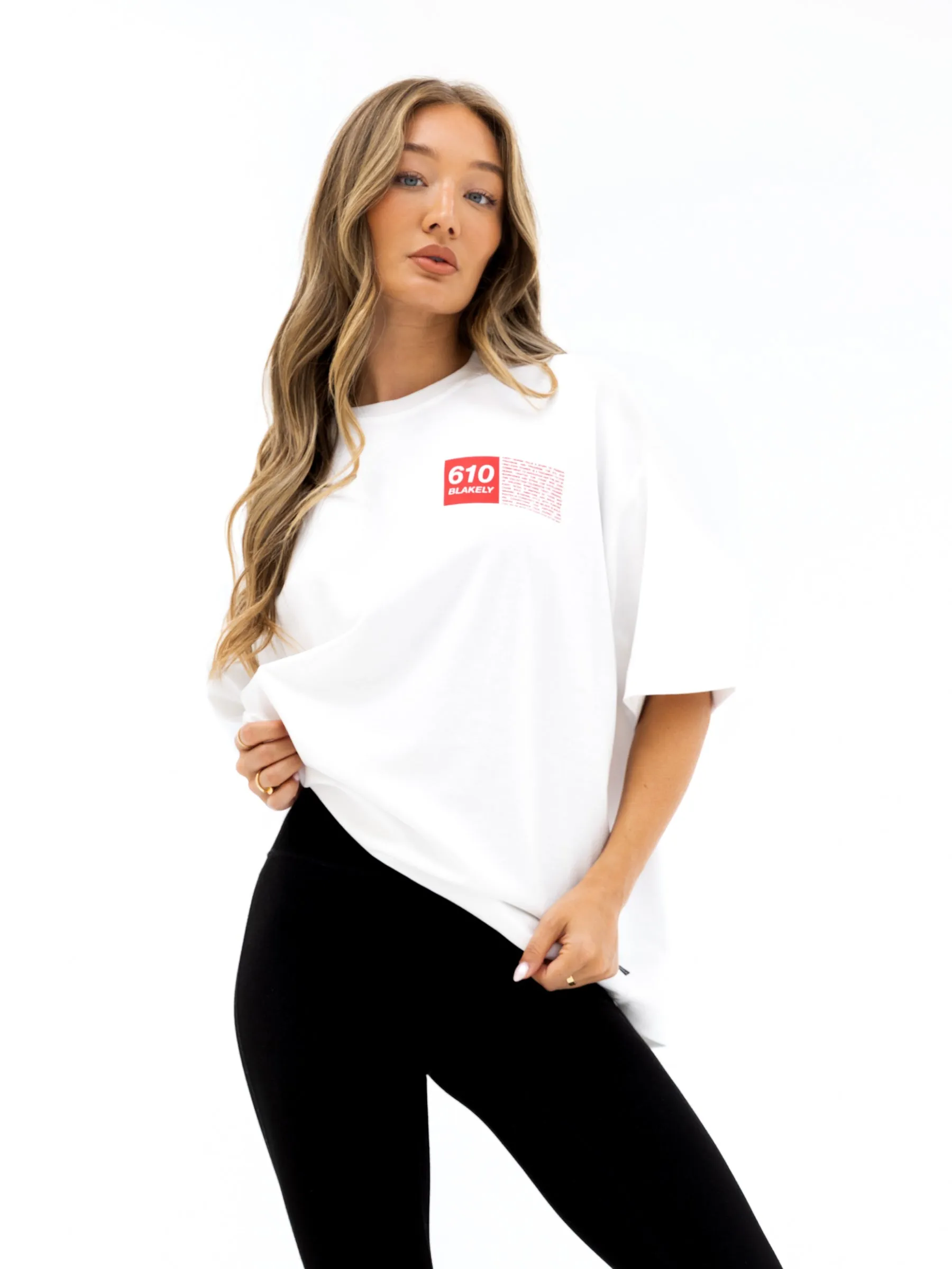 Layering Essential Versatile Wardrobe Piece Tribeca 610 Ultra Oversized T-Shirt - Bright White
