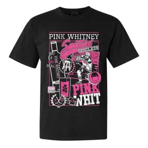 Pink Whitney Collage Tee Breathable Fit Popular