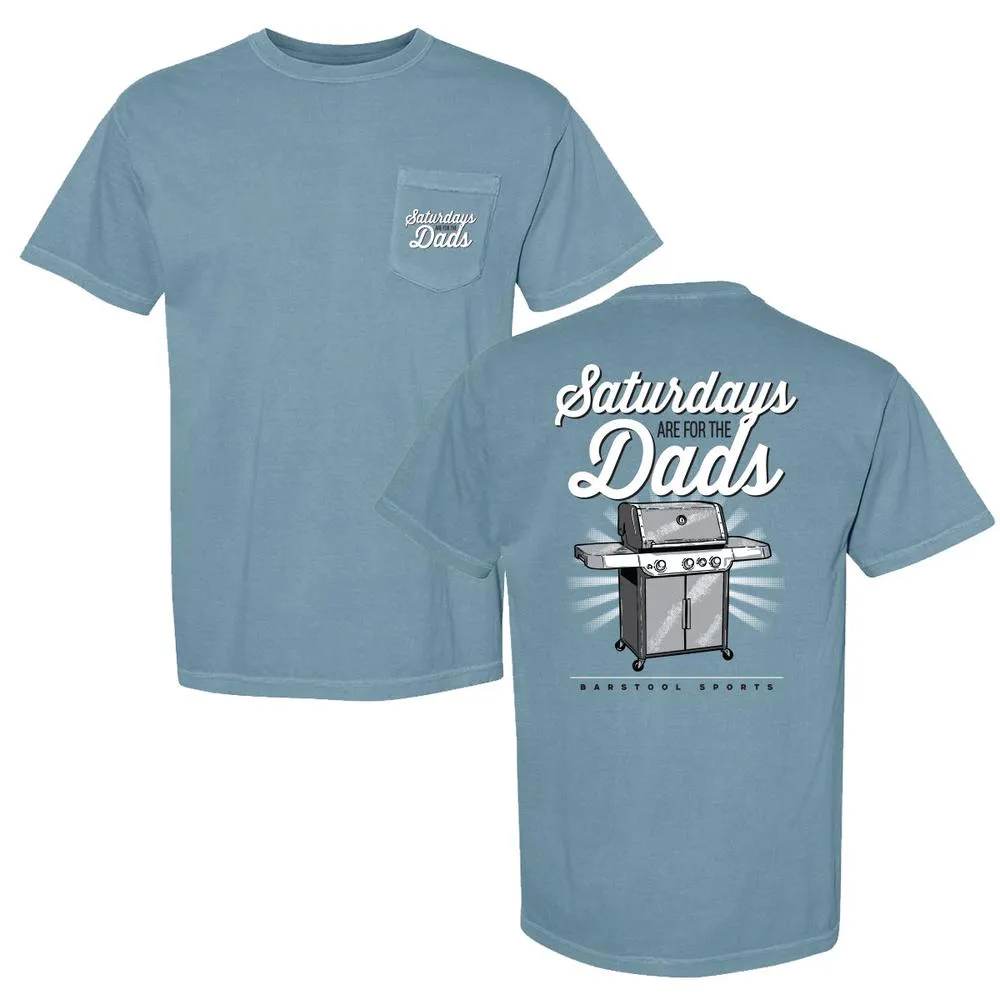 Saturdays Are For The Dads Grill Graphic Pocket Tee Seasonal Layering