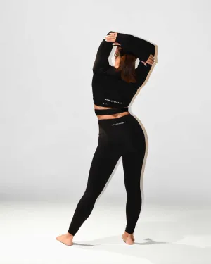 [CORE] Freeplay Leggings - Black Fitness Lover Moisture Wicking Neutral Tone