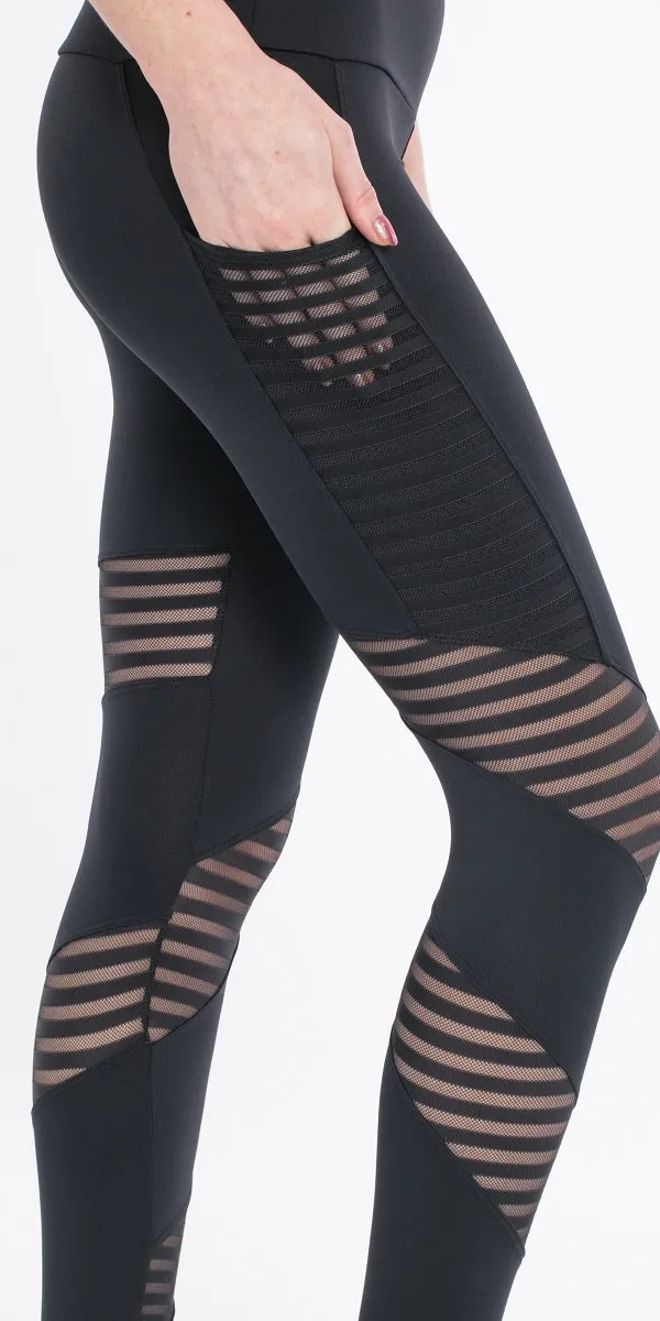 Moisture Wicking Active Lifestyle Sleek Fabric Equinox Legging
