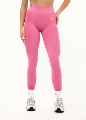 Yoga Class Breathable Fabric Sweat Wicking Highwaist sportleggings Magenta Pink