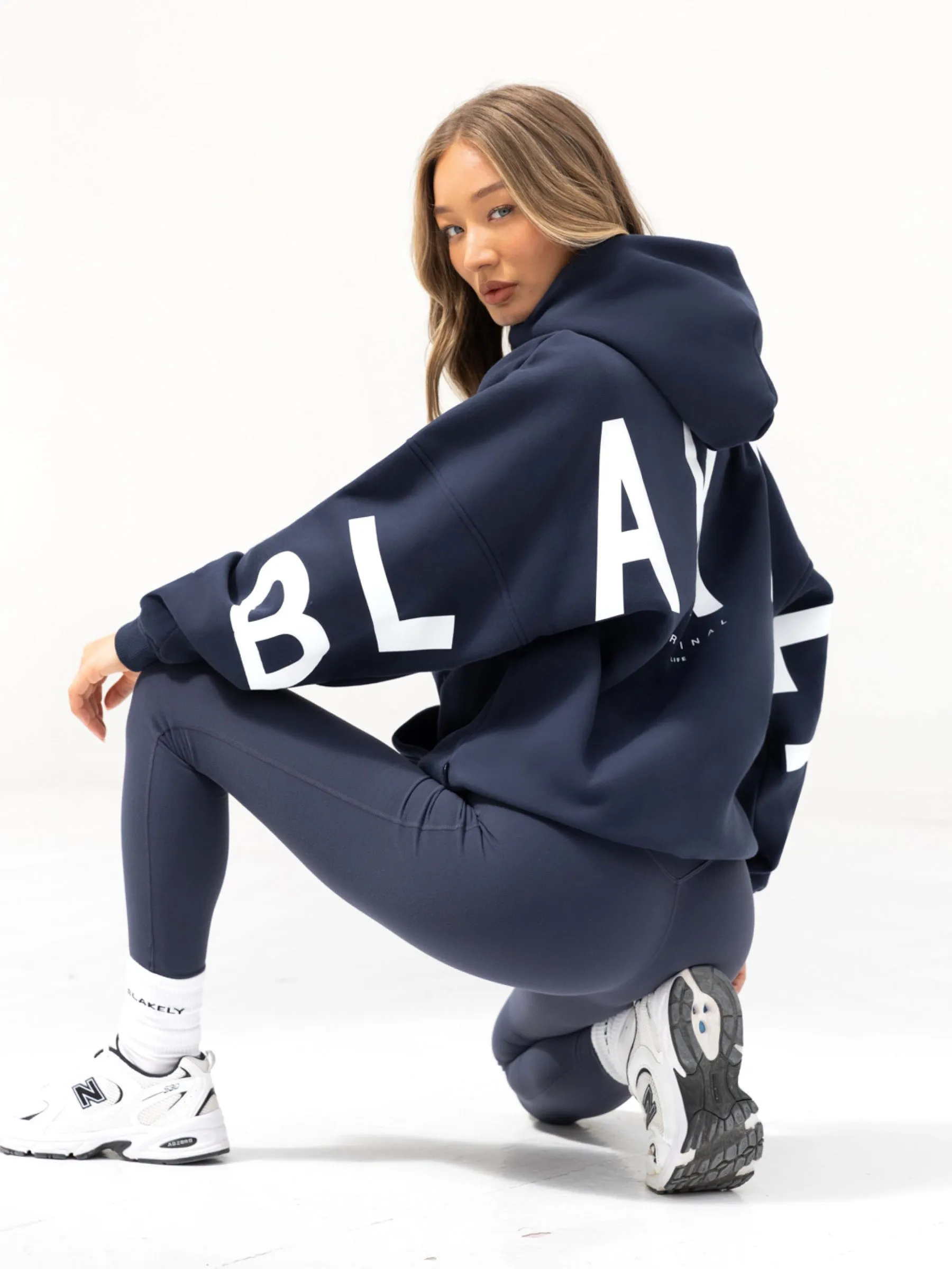 Isabel Oversized Hoodie - Midnight Blue Instagram Worthy
