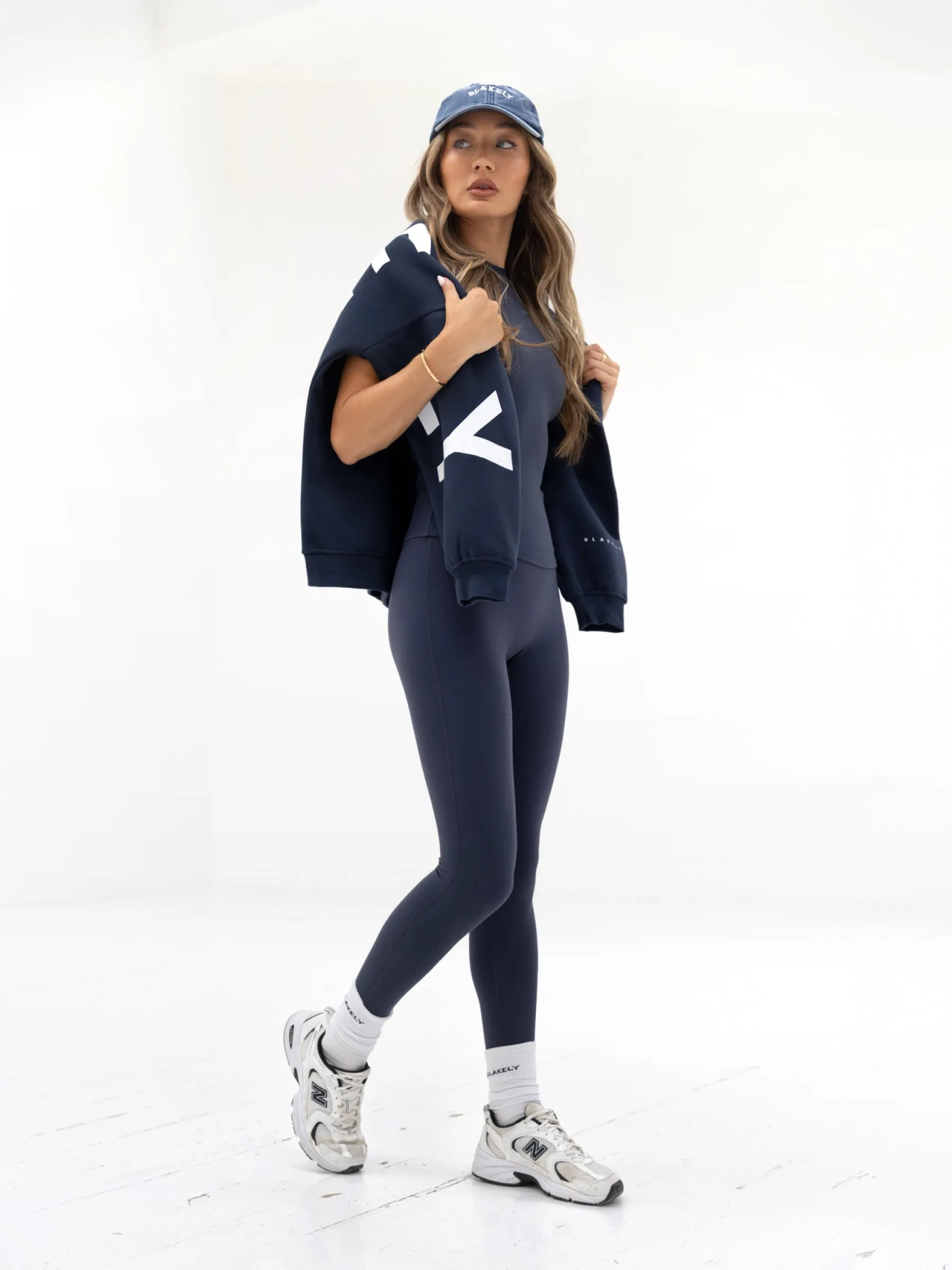 Isabel Oversized Hoodie - Midnight Blue Shape Retention informal gathering