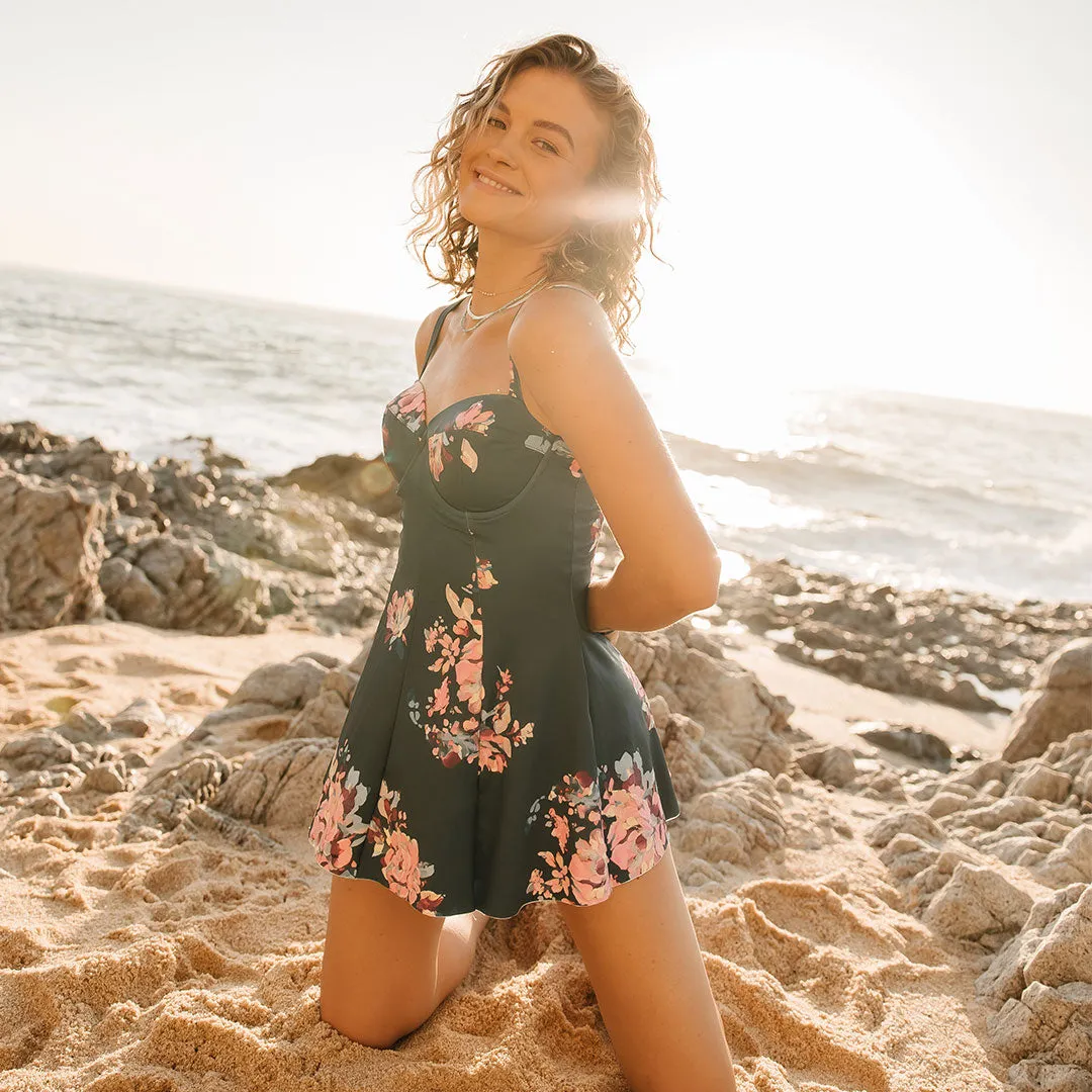 Swim Dress, Dahlia Twist Front Detailing