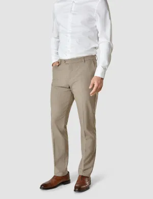 Essential Suit Pants Regular Beige Melange Active Layer