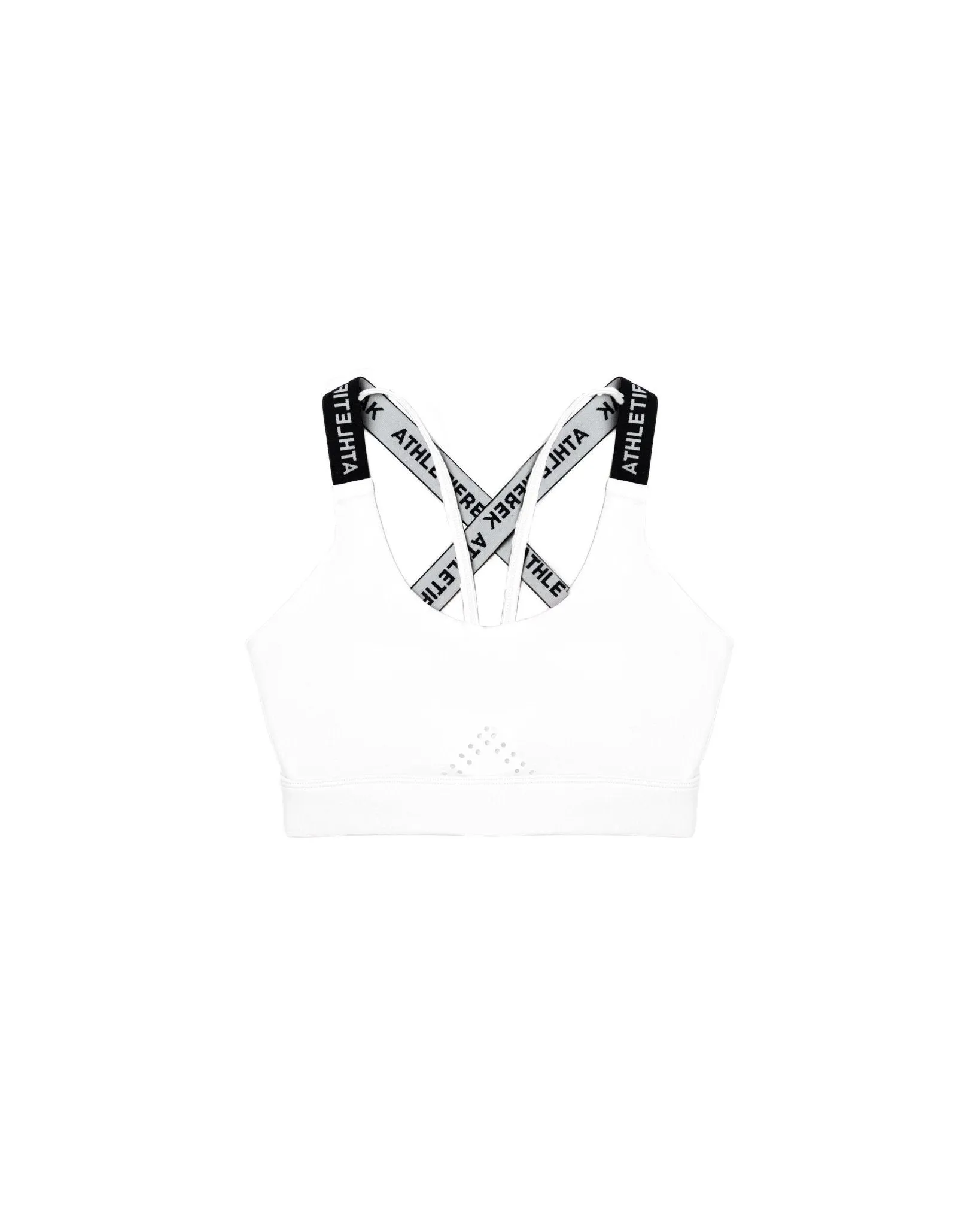 [CORE] Pace Sportsbra - White Removable straps seams
