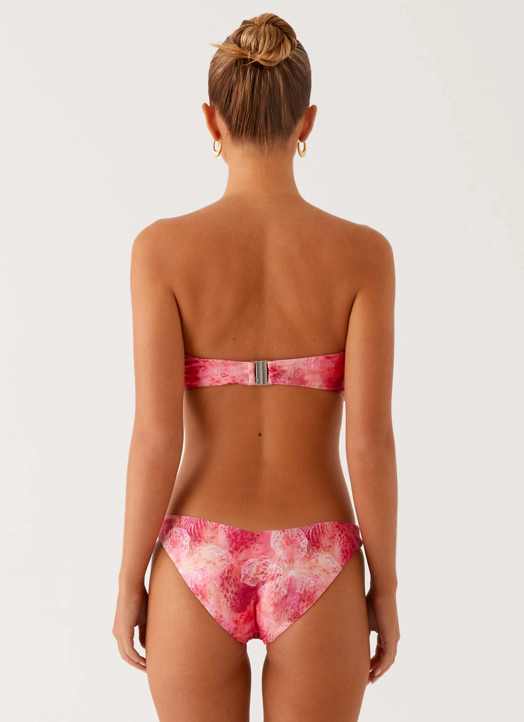 Delta Bandeau Bikini Top - Flamingo Fling Contour Support