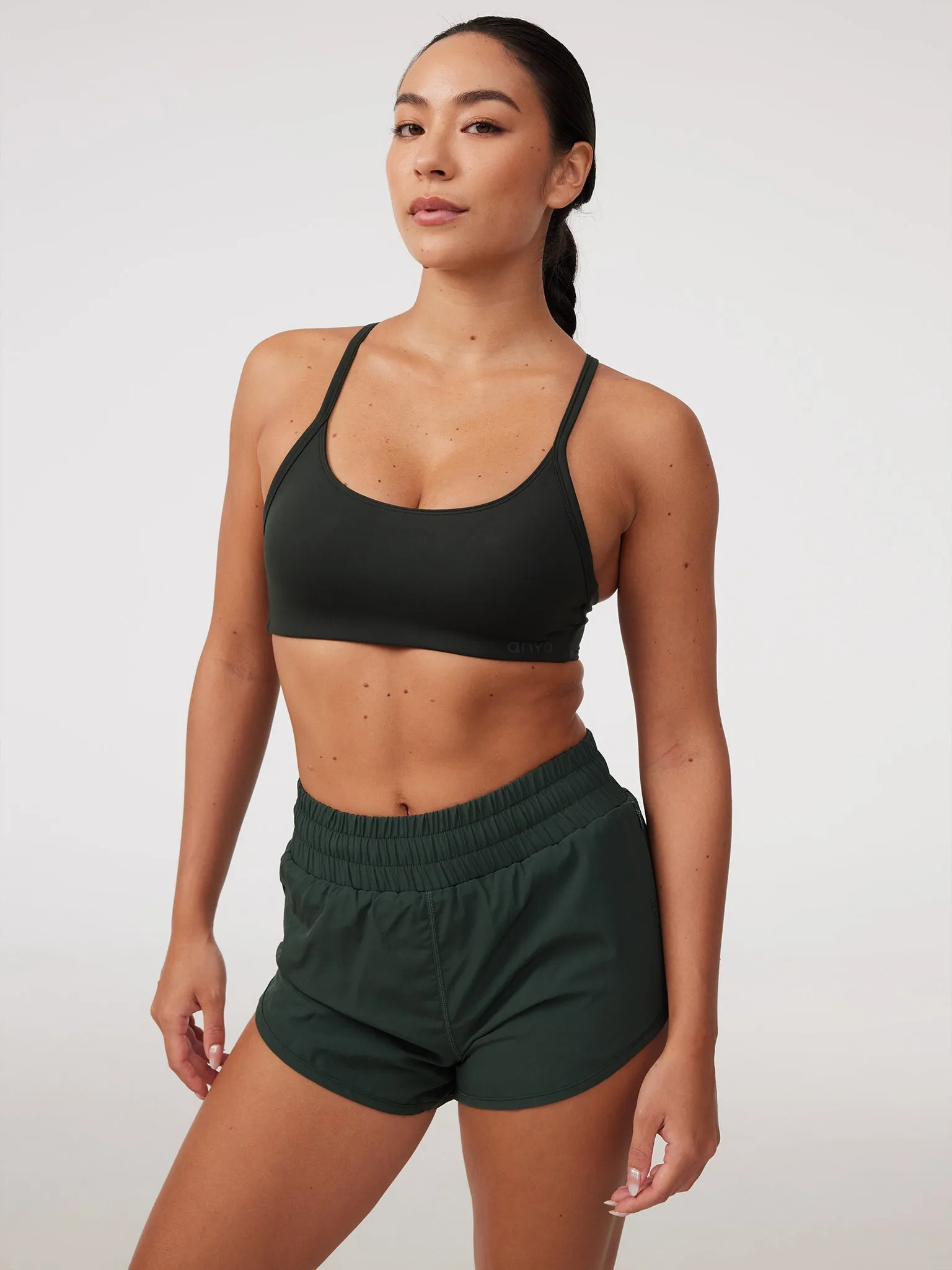 Purple Twist Bra in Lucky