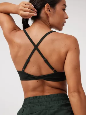 Twist Bra in Lucky colorful Elastic waistband seams