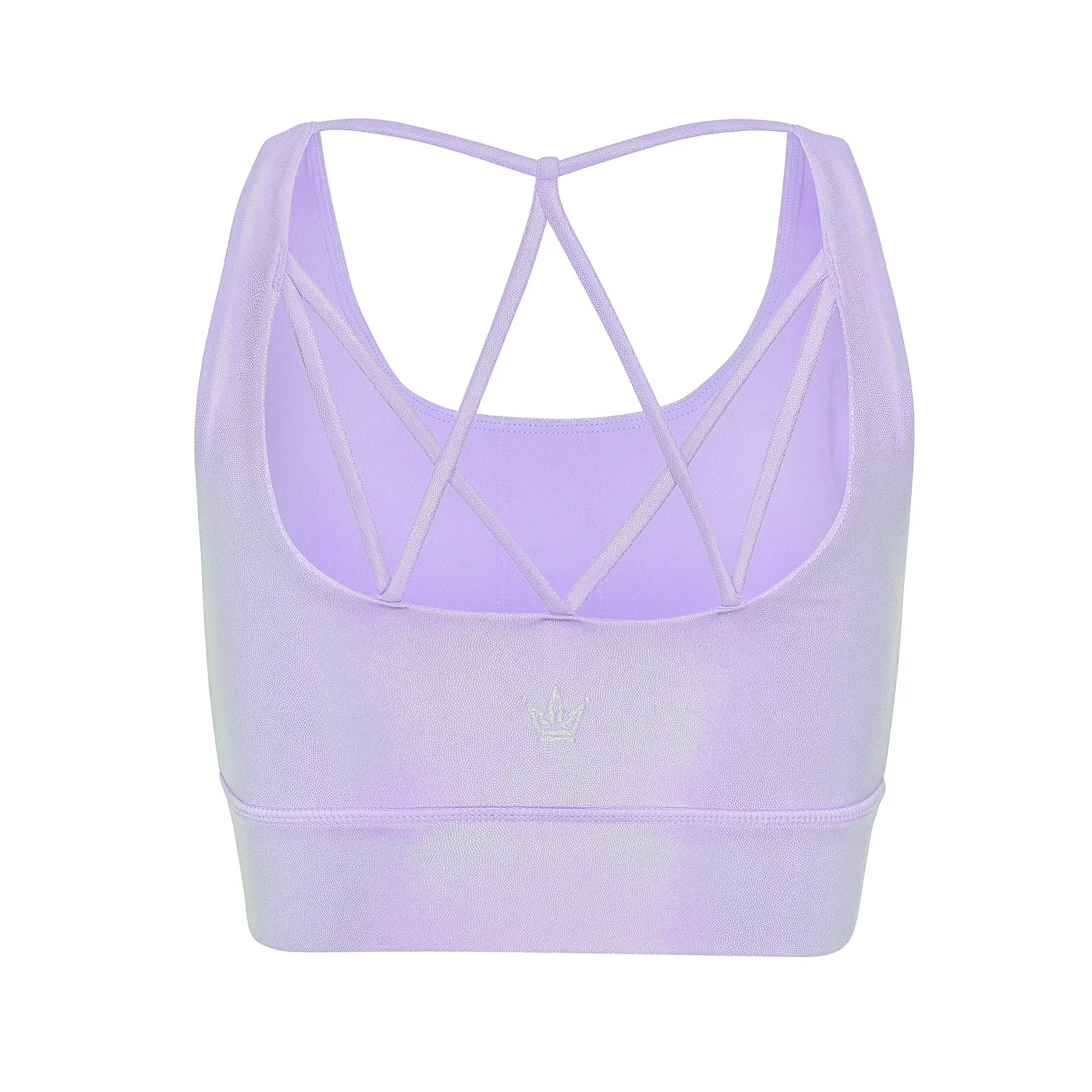 Lavender Prism Sports Bra Double stitching Supportive