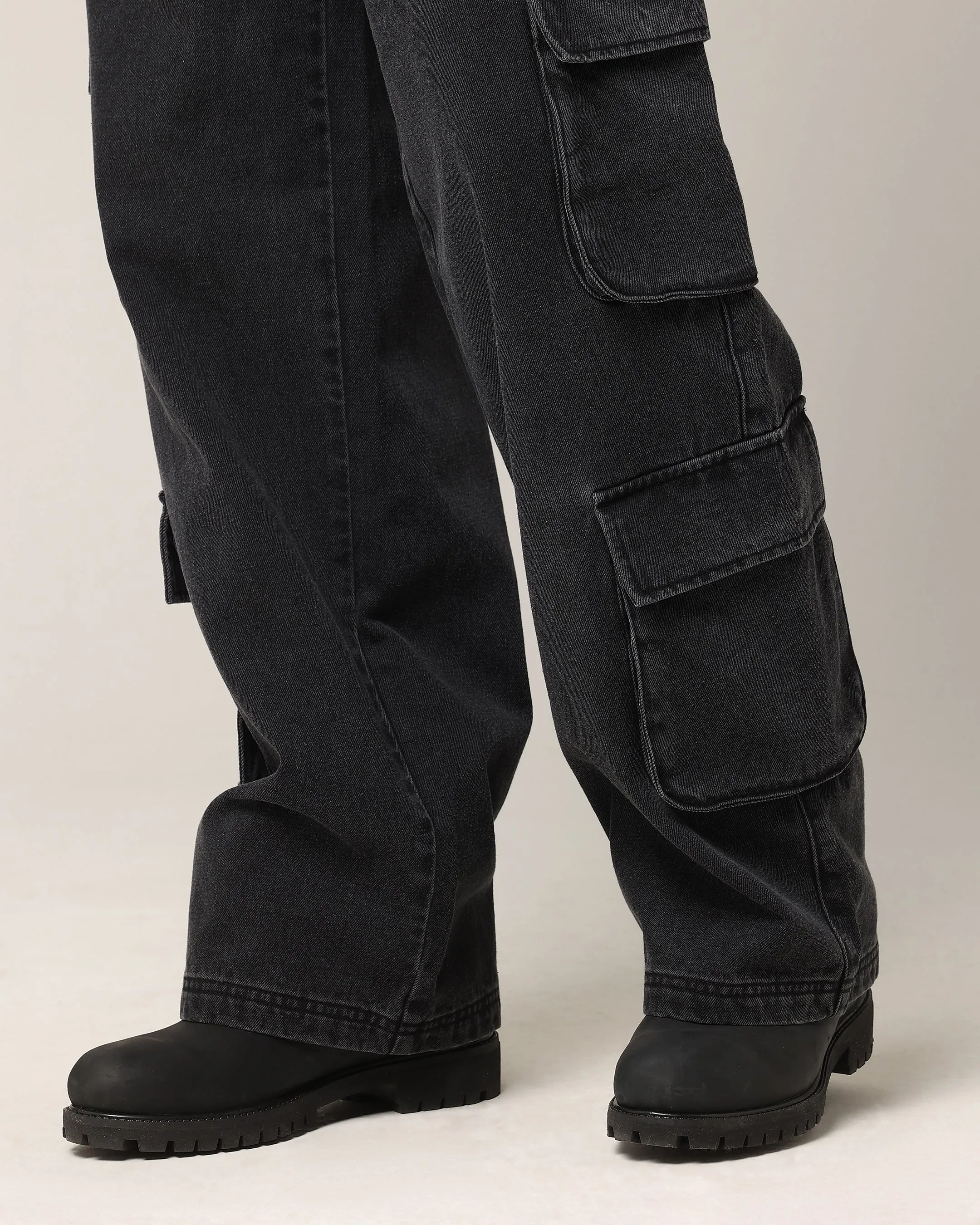 Saint Morta Baggy Workwear Jean Black Shadow Parent Style Family Style