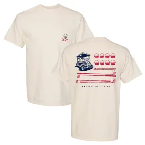 Quick Fit Barstool Golf Cart Flag Pocket Tee