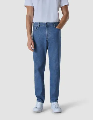 Classic Jeans Regular Light Blue Textured Bold